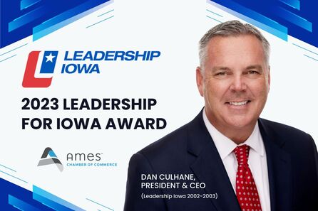 2023 Leadership for Iowa Award - Dan Culhane