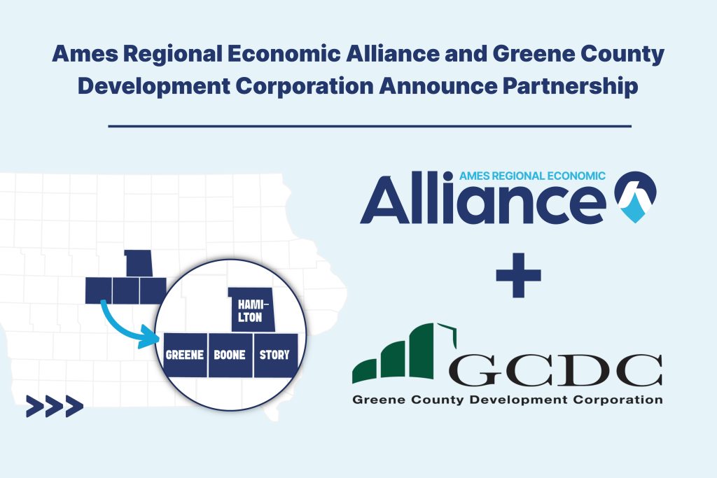 Greene County Development Corporation and Ames Regional Economic Alliance Announce Partnership