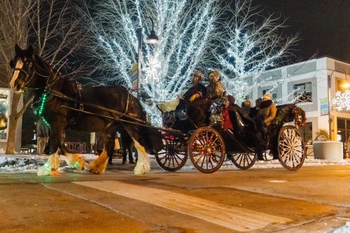 Snow Magic in Downtown Ames (December 2025)