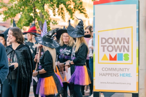 Witches Walk in Downtown Ames (October 2024)